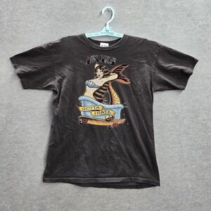 Vans Men Shirt M Black Logo Graphic Print Mermaid Skateboard Gotta Skate